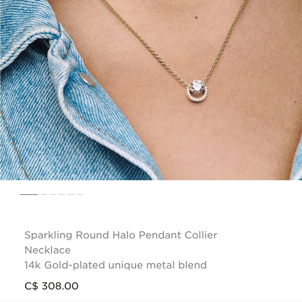 Pandora golf necklace